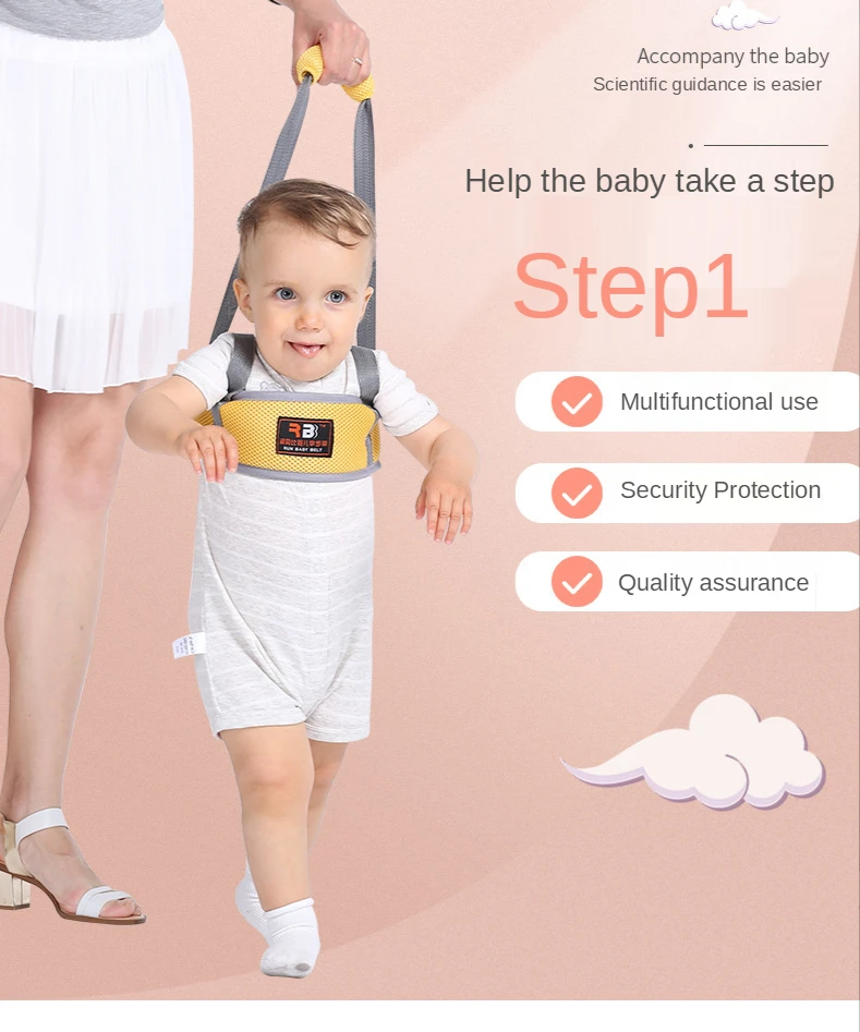 Months Baby Harness Dual-use Walker Breathable Cotton Belted Toddler With Children's Traction Belt To Protect Children's Safety
Months Baby Harness Dual-use Walker Breathable Cotton Belted Toddler With Children's Traction Belt To Protect Children's Safety