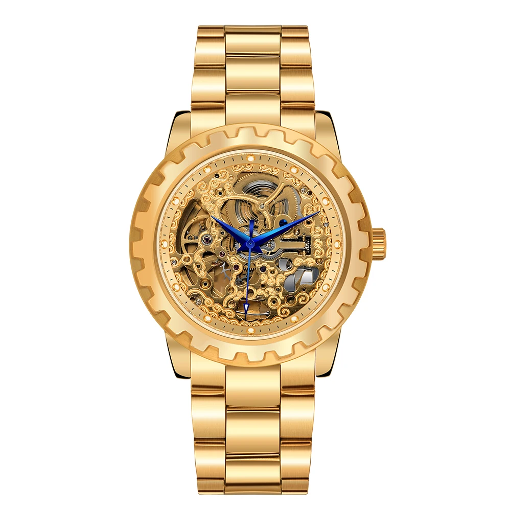Skeleton Gold-plated Automatic Watch Watch for Men Stainless Steel Waterproof Mechanical Wristwatches часы мужские
Skeleton Gold-plated Automatic Watch Watch for Men Stainless Steel Waterproof Mechanical Wristwatches часы мужские