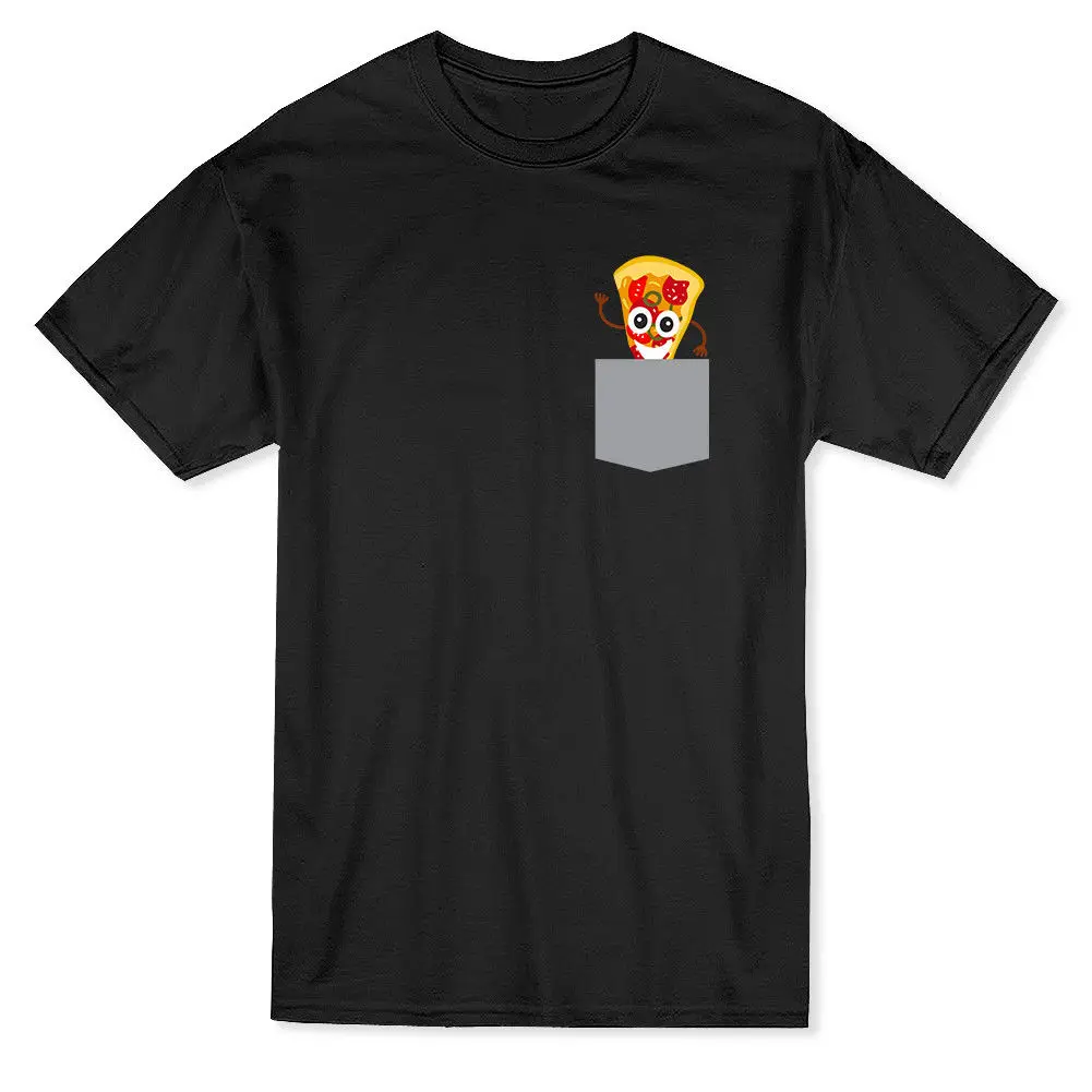 2019 Summer New Cool Tee Shirt Funny Pocket Pizza Food Lover Men's T-shirt Cotton T-shirt
2019 Summer New Cool Tee Shirt Funny Pocket Pizza Food Lover Men's T-shirt Cotton T-shirt