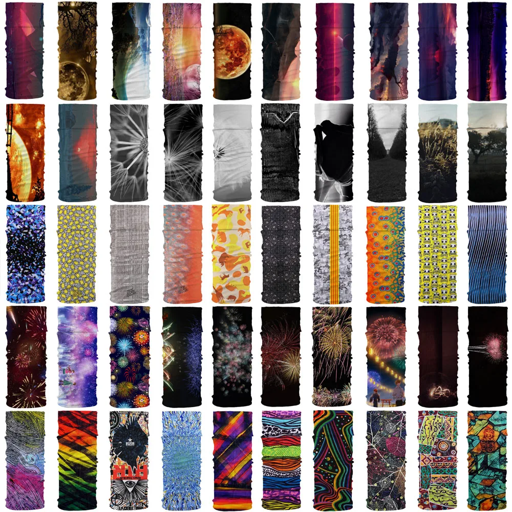 New Dustproof Scarf Unisex Magic Tube Scarf Outdoor Sports Bike Riding Magic Headband is Widely Used Fitness Headscarf 
New Dustproof Scarf Unisex Magic Tube Scarf Outdoor Sports Bike Riding Magic Headband is Widely Used Fitness Headscarf