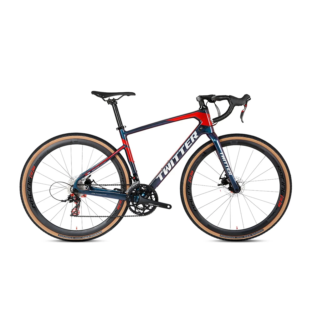 Twitter GRAVEL holographic RS-24speed disc brake full carbon fiber frame 700c sport roadbike bicycle road bike for men racing
Twitter GRAVEL holographic RS-24speed disc brake full carbon fiber frame 700c sport roadbike bicycle road bike for men racing