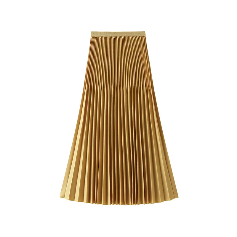 Spring Novelty Pleated A-line Candy Color Long Skirts Yellow Blue Pink Sweet Below Knee Soft Swing Skirts
Spring Novelty Pleated A-line Candy Color Long Skirts Yellow Blue Pink Sweet Below Knee Soft Swing Skirts
