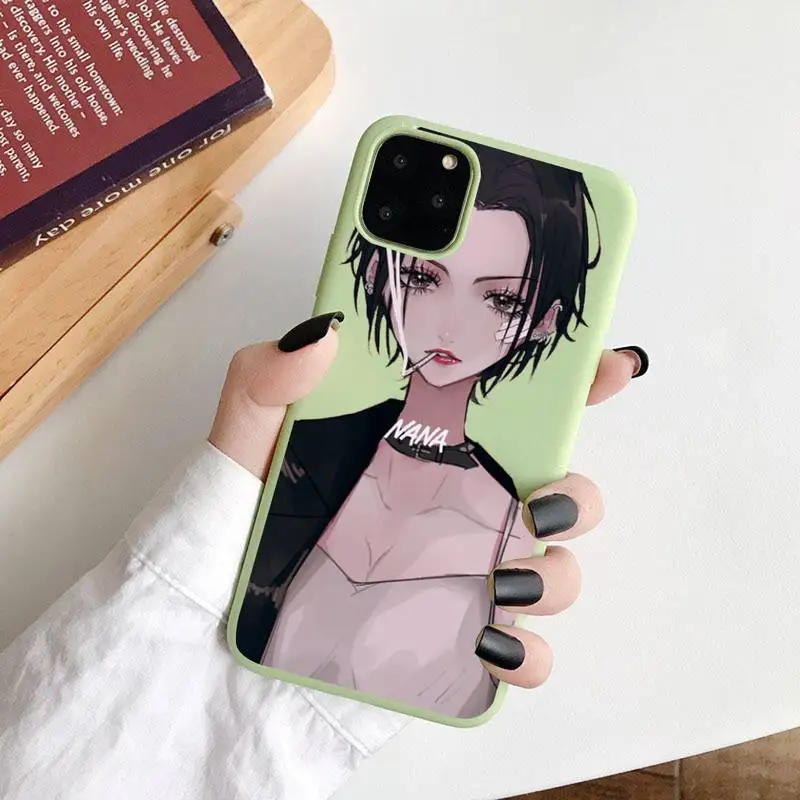 Oosaki Nana Phone Case Green Candy Color for iPhone 6 7 8 11 12 s mini pro X XS XR MAX Plus
Oosaki Nana Phone Case Green Candy Color for iPhone 6 7 8 11 12 s mini pro X XS XR MAX Plus