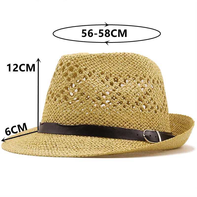Summer men Fedora Hats for Women Straw Sun Hats Wide Brim summer Visor Cap Solid Straw Jazz Hat Beach cap Sombrero Panama Gorras
Summer men Fedora Hats for Women Straw Sun Hats Wide Brim summer Visor Cap Solid Straw Jazz Hat Beach cap Sombrero Panama Gorras