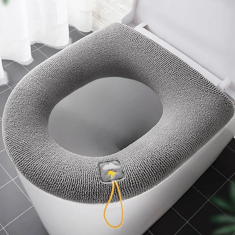 Winter Warm Toilet Seat Cover Closestool Mat 1Pcs Washable Bathroom Accessories Knitting Pure Color Soft O-shape Pad Bidet Cover
Winter Warm Toilet Seat Cover Closestool Mat 1Pcs Washable Bathroom Accessories Knitting Pure Color Soft O-shape Pad Bidet Cover
