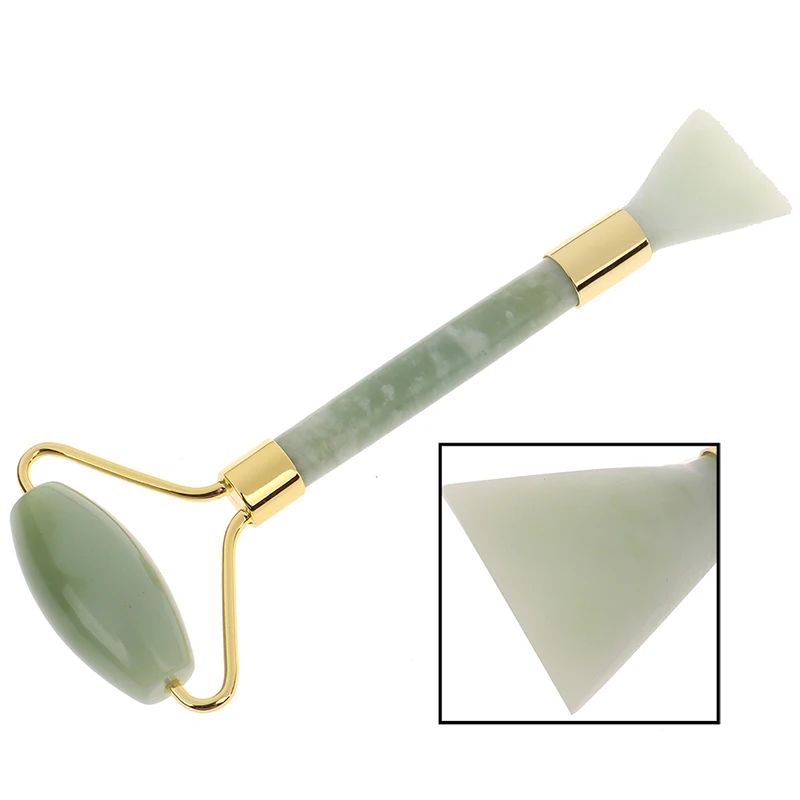 Facial Massage Roller Guasha Board Double Heads Natural Jade Stone Face Lift Body Skin Relaxation Slimming Beauty Neck Thin Lift
Facial Massage Roller Guasha Board Double Heads Natural Jade Stone Face Lift Body Skin Relaxation Slimming Beauty Neck Thin Lift