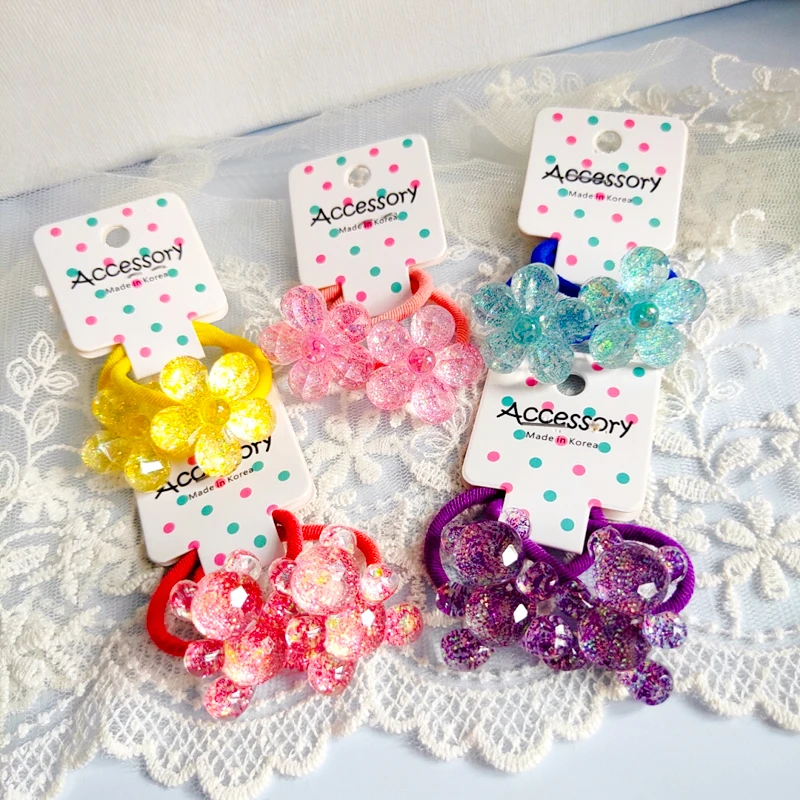 2 шт., Детские блестящие резинки для волос с мультяшным медведем
2 шт., Детские блестящие резинки для волос с мультяшным медведем