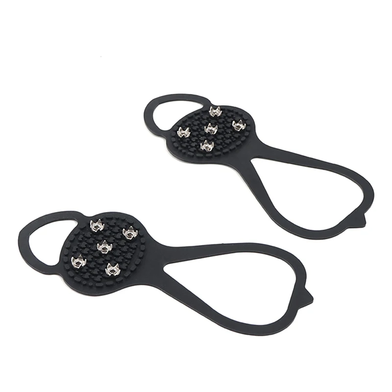 1Pair Women Men 5Studs Anti-Skid Ice Gripper Spike Winter Climbing Anti-Slip Snow Spikes Grips Cleats Over Shoes Covers Crampon
1Pair Women Men 5Studs Anti-Skid Ice Gripper Spike Winter Climbing Anti-Slip Snow Spikes Grips Cleats Over Shoes Covers Crampon