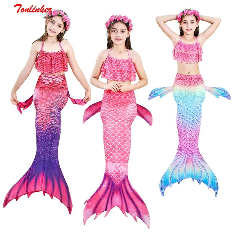 Halloween Kids Mermaid Tails Swimming Party Cosplay Costumes Little Girls Swimsuit Bikini Bathing With Monofin Flippers Suit
Halloween Kids Mermaid Tails Swimming Party Cosplay Costumes Little Girls Swimsuit Bikini Bathing With Monofin Flippers Suit