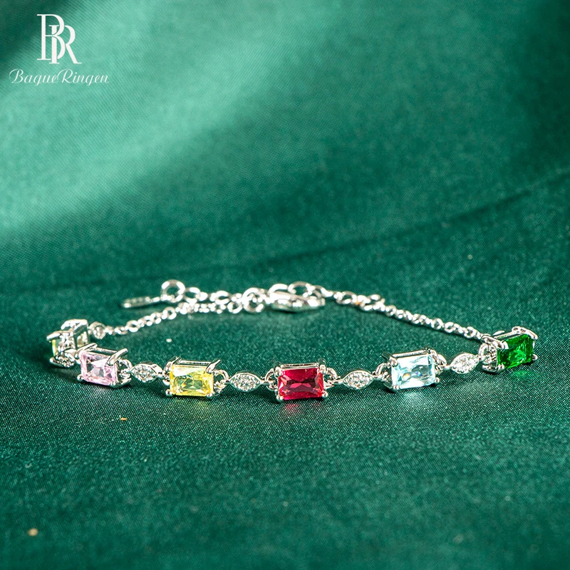 Bague Ringen bracelets for women with 5A zircon gemstone 925 Sterling Silver Bracelet Ladies Sweet Romantic Trend High-end Gift
Bague Ringen bracelets for women with 5A zircon gemstone 925 Sterling Silver Bracelet Ladies Sweet Romantic Trend High-end Gift