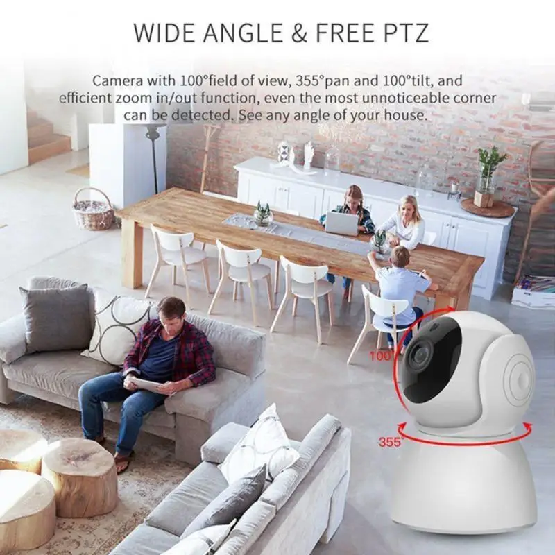1080P IP Camera Smart Home Security Camera WiFi Wireless CCTV Camera Surveillance IR Night Vision Baby Monitor Pet Mini Camera
1080P IP Camera Smart Home Security Camera WiFi Wireless CCTV Camera Surveillance IR Night Vision Baby Monitor Pet Mini Camera