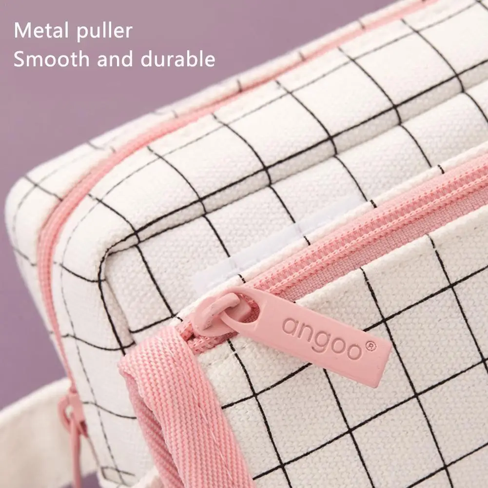 1pc Ins Pencil Case Junior High School Simple Large-capacity Canvas Case Stationery Curtain Multi-purpose Bag Pen Pencil Pr F6J0
1pc Ins Pencil Case Junior High School Simple Large-capacity Canvas Case Stationery Curtain Multi-purpose Bag Pen Pencil Pr F6J0