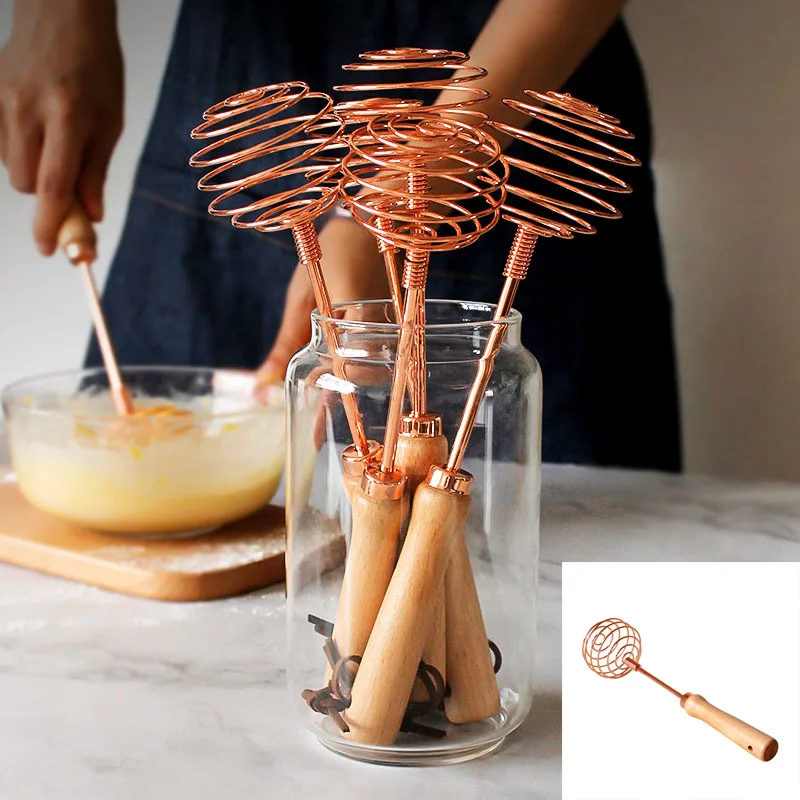 Egg Beater 304 Stainless Steel Rose Gold Egg Whisk Manual Hand Mixer Manual Egg Stirrer Beater Kitchen Accessories Egg Tools
Egg Beater 304 Stainless Steel Rose Gold Egg Whisk Manual Hand Mixer Manual Egg Stirrer Beater Kitchen Accessories Egg Tools
