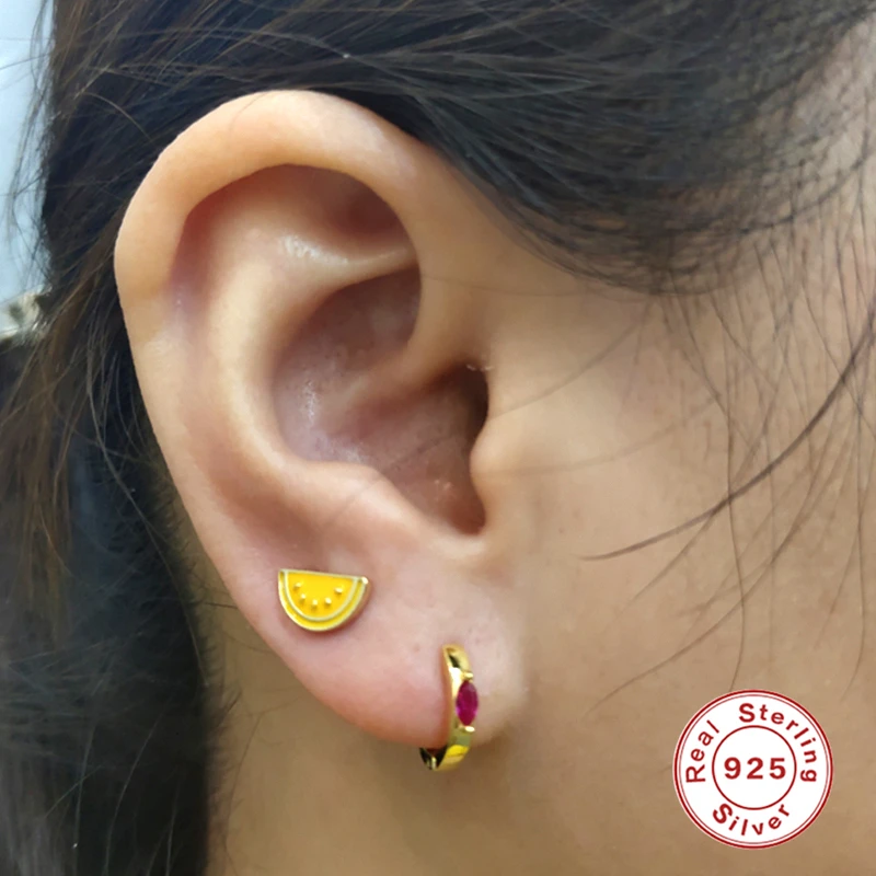 Aide S925 Silver Earrings Summer Cherry Crystal Enamel Colorful Fruit Stud Earrings For Women 2021 Girl Piercing Earrings Joyero
Aide S925 Silver Earrings Summer Cherry Crystal Enamel Colorful Fruit Stud Earrings For Women 2021 Girl Piercing Earrings Joyero