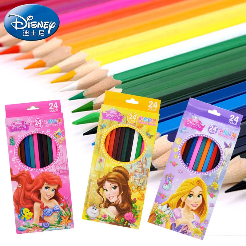 24 Color Disney Princess Colored Pencil Sketch Pencil Cute Colorful Painting Pencil Cartoon Easy Erasing Pen Office Study Gift
24 Color Disney Princess Colored Pencil Sketch Pencil Cute Colorful Painting Pencil Cartoon Easy Erasing Pen Office Study Gift