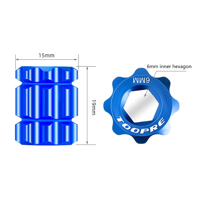 Bicycle Crank Installation Tool Aluminum Alloy Hollow Plum Blossom Crank Cover Remover Disassembly Wrench for Mountain Road G99D
Bicycle Crank Installation Tool Aluminum Alloy Hollow Plum Blossom Crank Cover Remover Disassembly Wrench for Mountain Road G99D