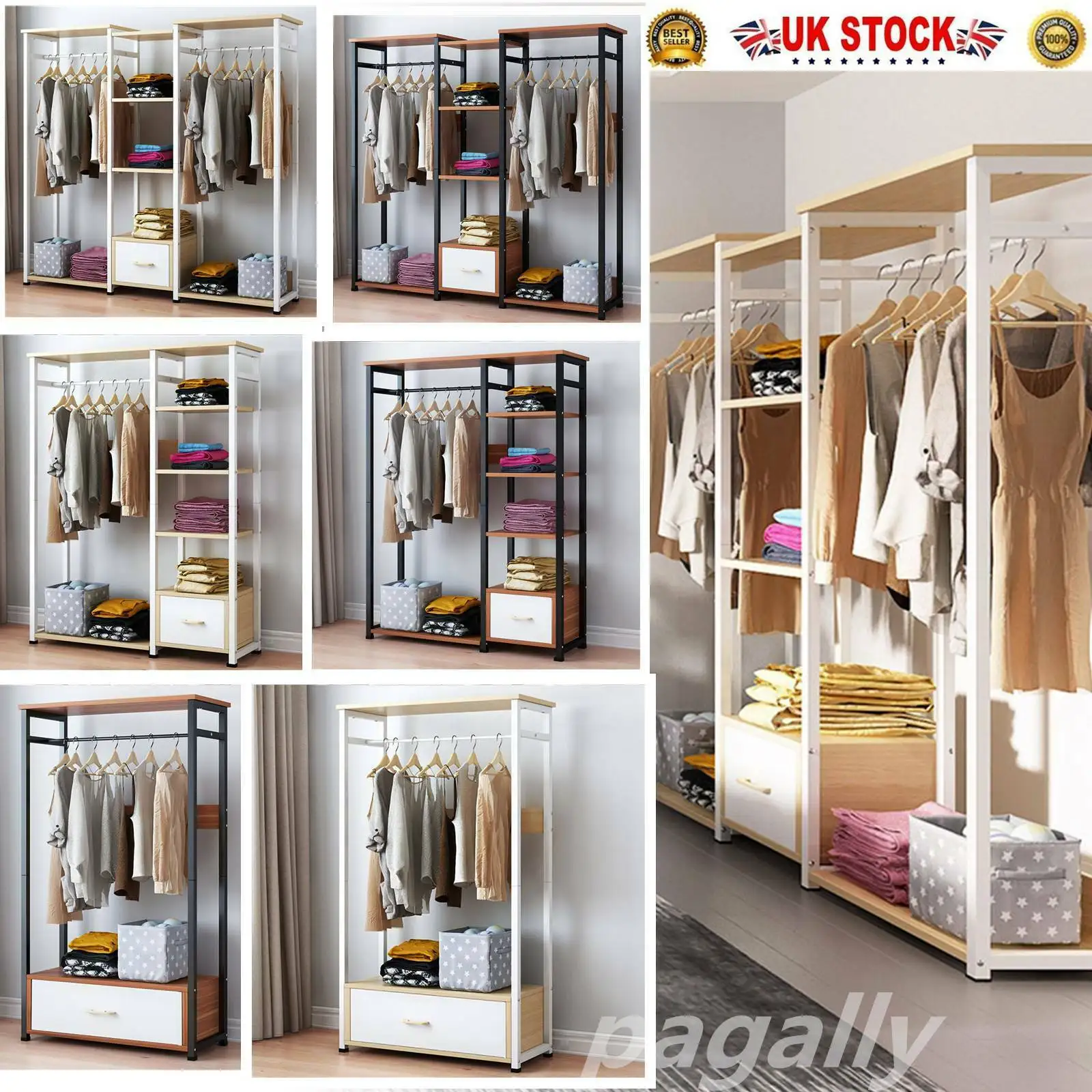 Household Hanger Economical Mobile Storage Coat Rack Standing Coat Rack Floor Bedroom Hanger Simple Clothes Shelf Wall +Drawer
Household Hanger Economical Mobile Storage Coat Rack Standing Coat Rack Floor Bedroom Hanger Simple Clothes Shelf Wall +Drawer