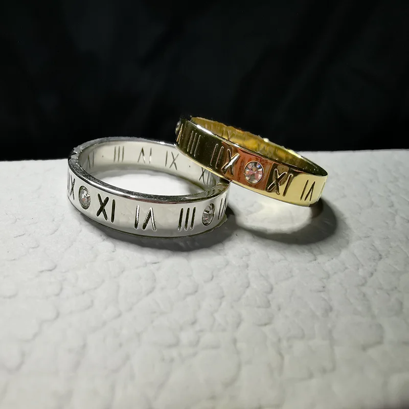 2020 New Trend Hollow Roman Numerals Rings for Women Stainless Steel Lucky Zircon Ring With Charms Jewelry Christmas Gifts
2020 New Trend Hollow Roman Numerals Rings for Women Stainless Steel Lucky Zircon Ring With Charms Jewelry Christmas Gifts