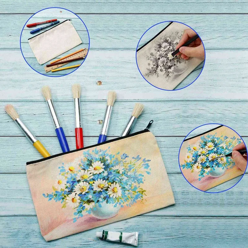 20 Pcs Canvas Bag Canvas Zipper Bag Pen Bag Diy Bag with 2 Pcs Corner Cutter 3 in 1 Corner Paper Punch
20 Pcs Canvas Bag Canvas Zipper Bag Pen Bag Diy Bag with 2 Pcs Corner Cutter 3 in 1 Corner Paper Punch