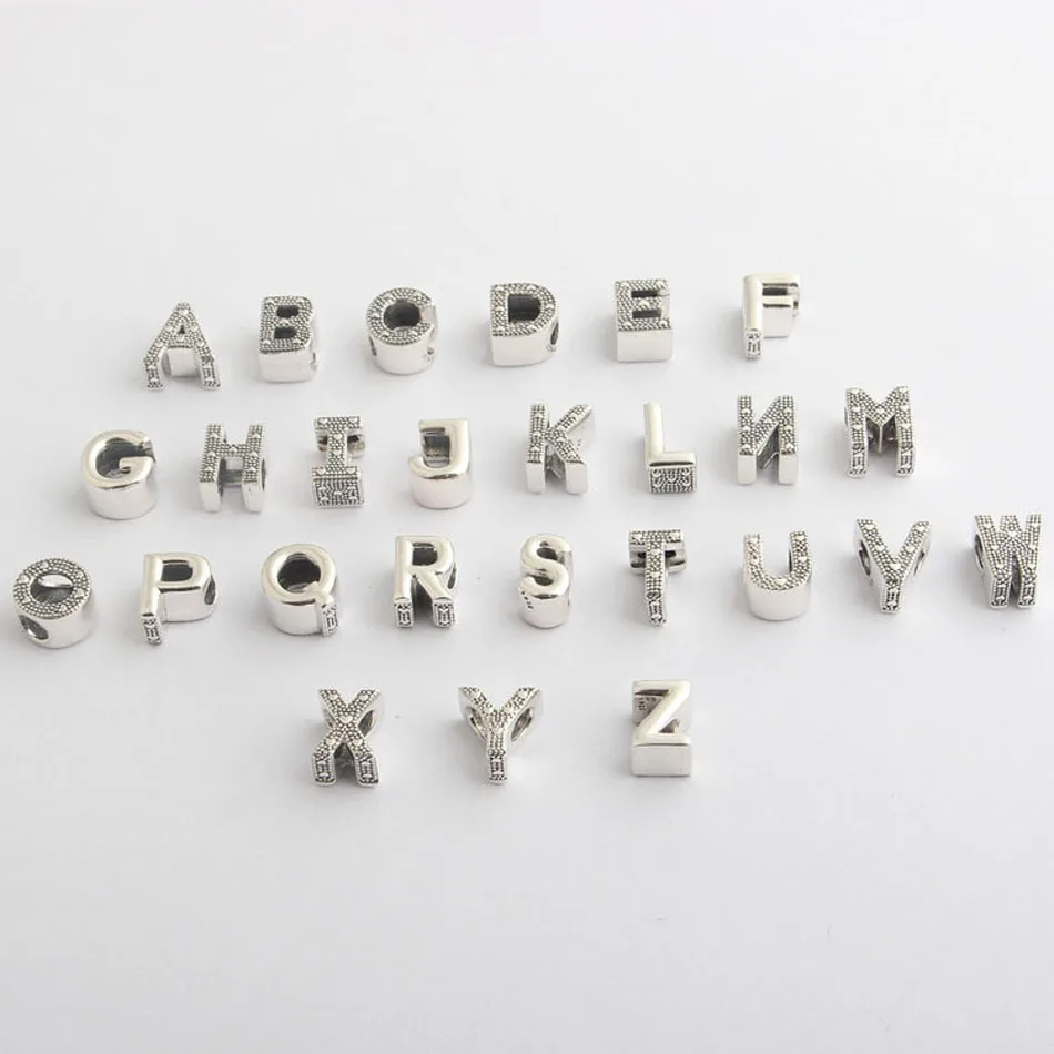 Authentic S925 Silver Bead A-Z Letters Charm fit Lady Bracelet Bangle DIY Jewelry
Authentic S925 Silver Bead A-Z Letters Charm fit Lady Bracelet Bangle DIY Jewelry