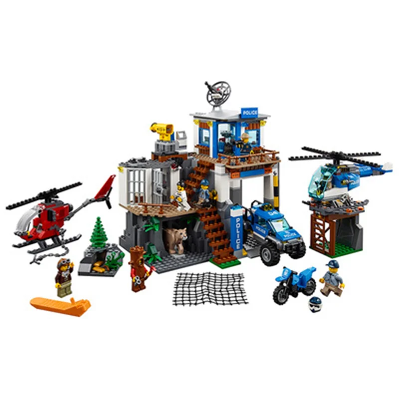 742pcs 10865 City Series Mountain Special Police Headquarters 60174 Children's Building Block Toy Gifts
742pcs 10865 City Series Mountain Special Police Headquarters 60174 Children's Building Block Toy Gifts