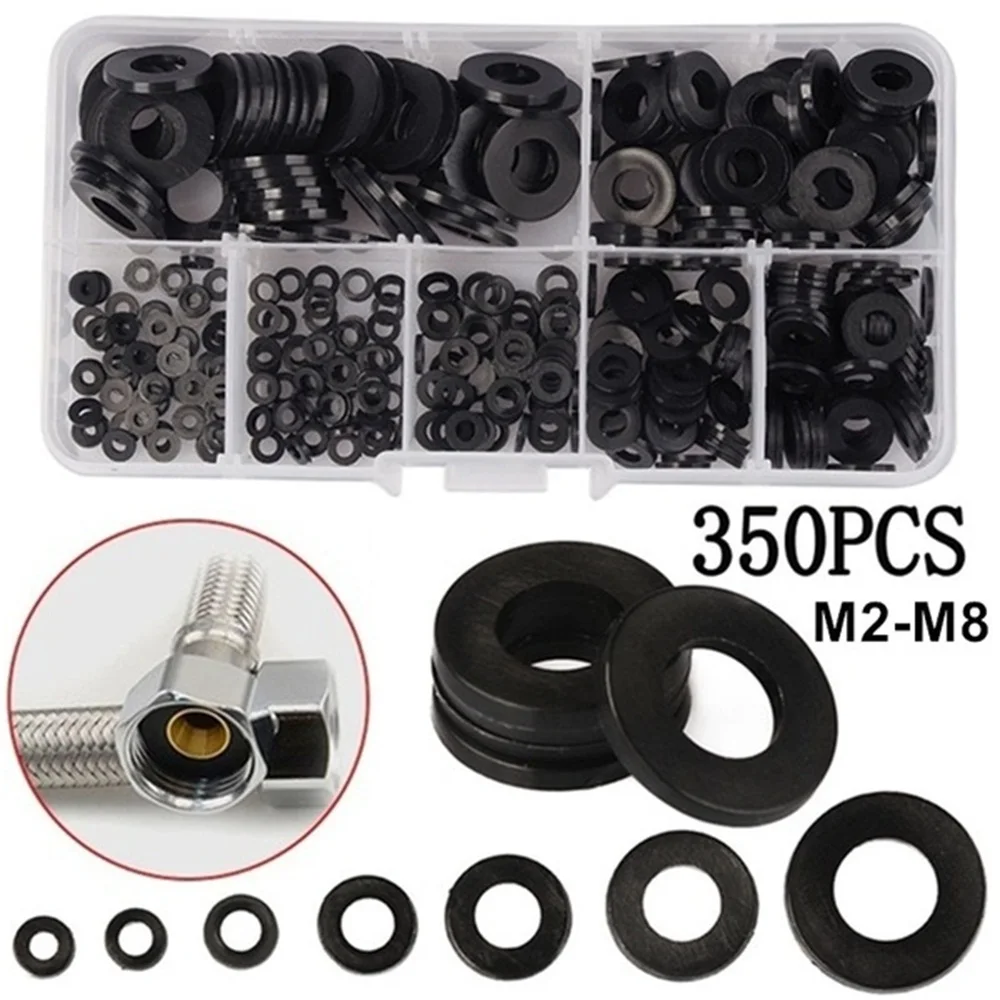 350Pcs 7 Sizes Black Insulation Ring Nylon Flat Washer Gasket Assortment Kit M2 M2.5 M3 M4 M5 M6 M8 Home Improvement Dropship
350Pcs 7 Sizes Black Insulation Ring Nylon Flat Washer Gasket Assortment Kit M2 M2.5 M3 M4 M5 M6 M8 Home Improvement Dropship