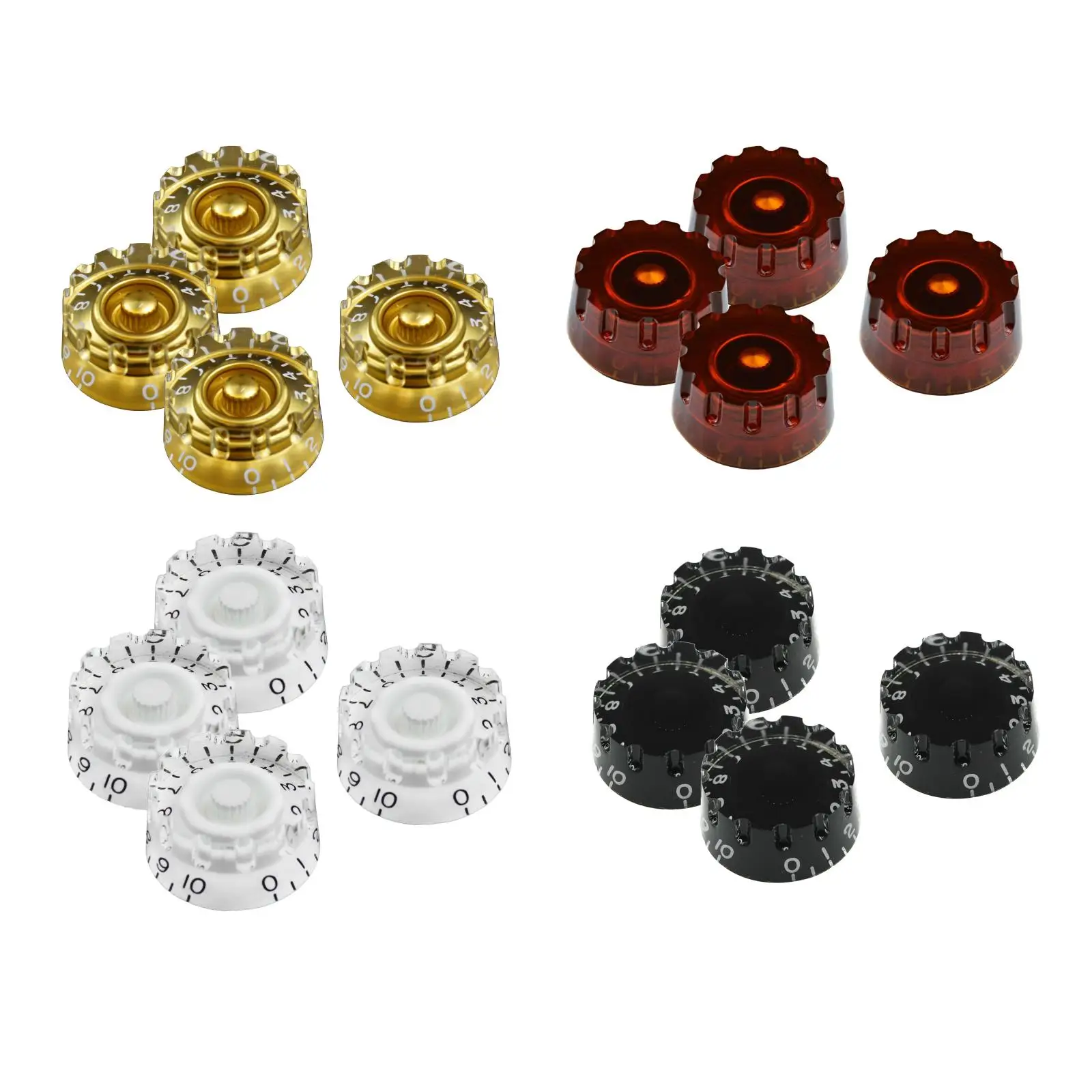 4/set Knurled Metric Guitar Speed Control Knobs Potentiometer Compatible with Electric Guitar Instrument
4/set Knurled Metric Guitar Speed Control Knobs Potentiometer Compatible with Electric Guitar Instrument