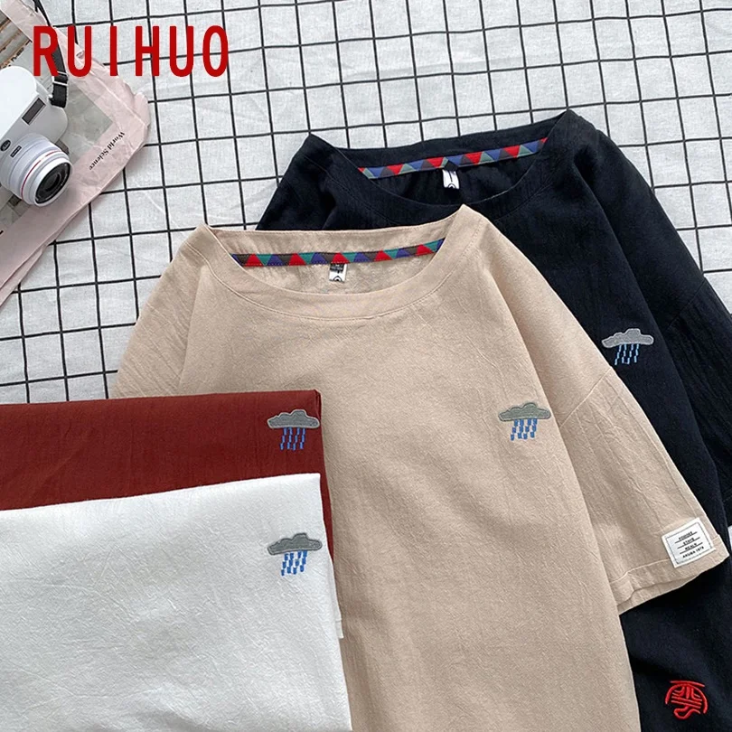Футболка RUIHUO мужская с коротким рукавом, винтажная тенниска в стиле Харадзюку, майка в стиле хип-хоп, лето 2022
Футболка RUIHUO мужская с коротким рукавом, винтажная тенниска в стиле Харадзюку, майка в стиле хип-хоп, лето 2022