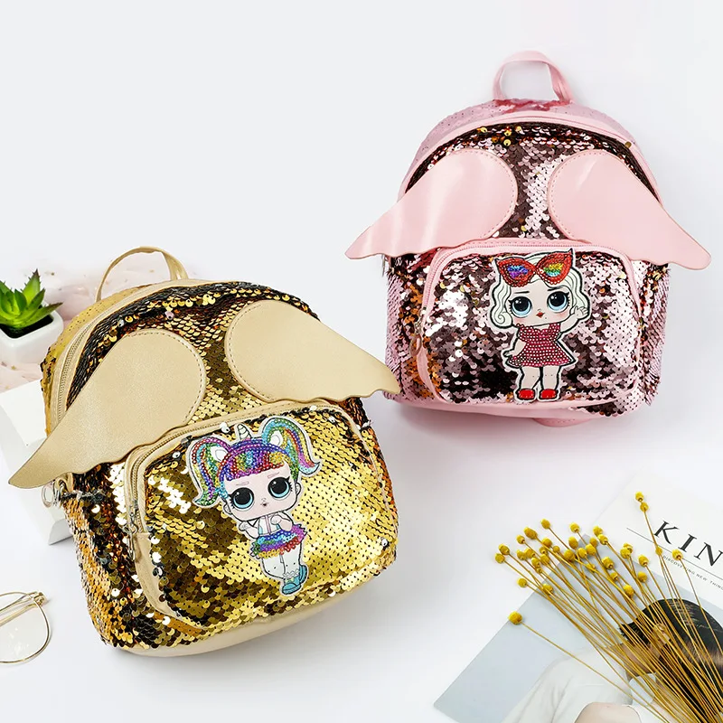 Lol Surprise Doll Girls Colorful Sequin Backpack Children School Bag Student Fashion Trend Travel Bag Gift Fashion Backpack
Lol Surprise Doll Girls Colorful Sequin Backpack Children School Bag Student Fashion Trend Travel Bag Gift Fashion Backpack