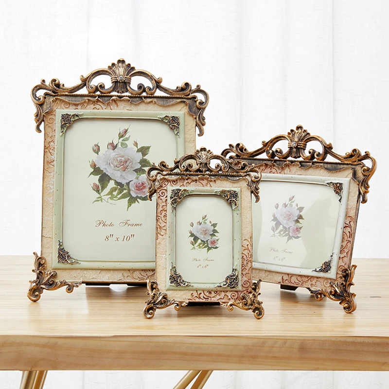 Retro Resin Wedding Picture Frame 5 Inch Double Frame Home Desktop Decoration European Luxury Creative Photo Frame
Retro Resin Wedding Picture Frame 5 Inch Double Frame Home Desktop Decoration European Luxury Creative Photo Frame