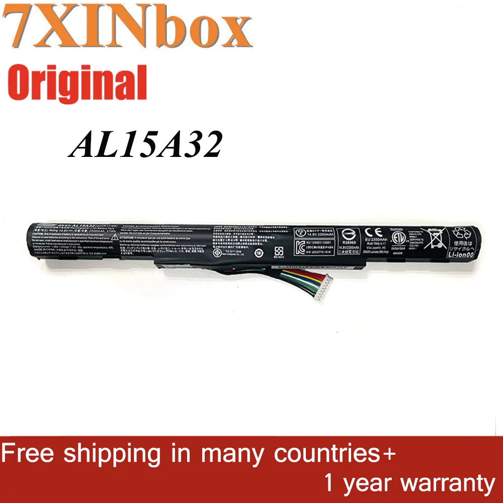 7XINbox 14 8 V 2500mAh AL15A32 37Wh Оригинальный аккумулятор для ноутбука Acer Aspire | Компьютеры и