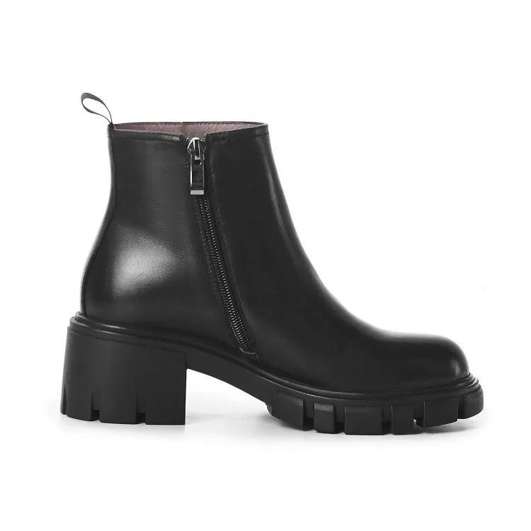 MLJUESE 2020 women ankle boots Cow leather winter short plush round toe zippers female ankle boots party dress wedding
MLJUESE 2020 women ankle boots Cow leather winter short plush round toe zippers female ankle boots party dress wedding