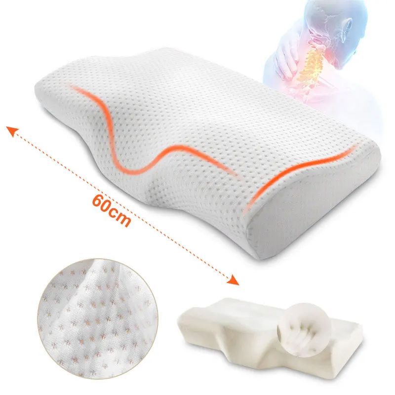 Orthopedic Memory Foam Pillow 60x35cm Slow Rebound Soft Memory Slepping Pillows Butterfly Shaped Relax The Cervical For Adult
Orthopedic Memory Foam Pillow 60x35cm Slow Rebound Soft Memory Slepping Pillows Butterfly Shaped Relax The Cervical For Adult