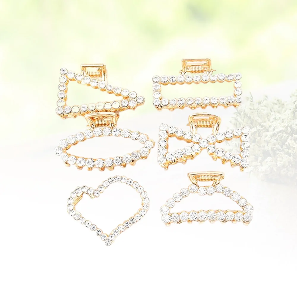6pcs Fahion Rhinestone Hair Clip Stylish Hair Barrettes Unique Hair Hair Accessories for Wedding Banquet
6pcs Fahion Rhinestone Hair Clip Stylish Hair Barrettes Unique Hair Hair Accessories for Wedding Banquet