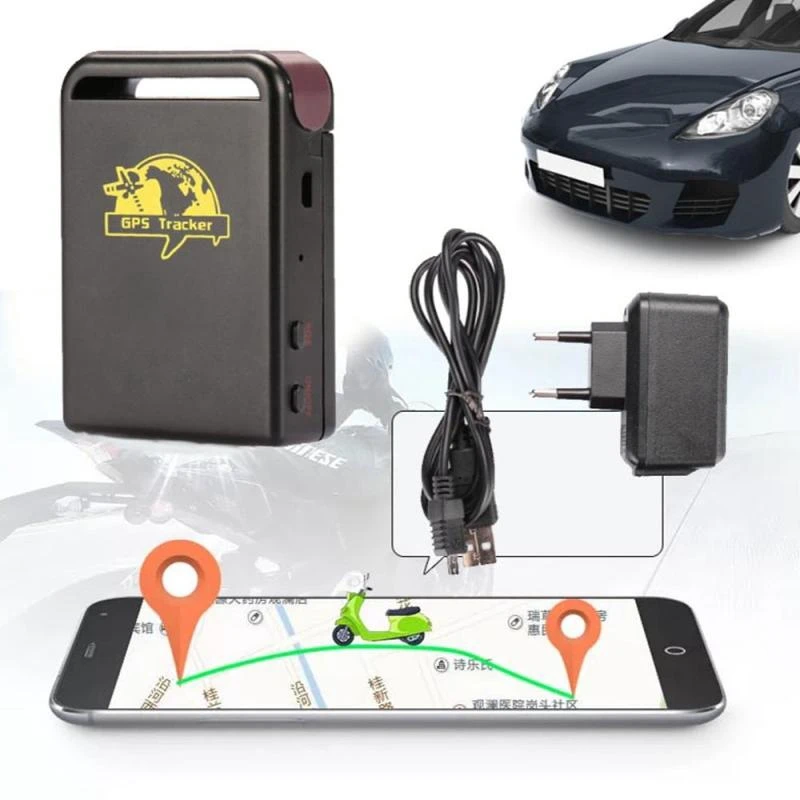 

TK102B Car GPSTracker SOS Over-speed Alarm DC 5V Black Yellow 500mAh SIMCOM340 Vehicle Tracking Locator GSM GPRS