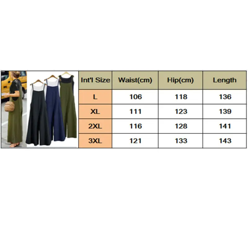 Meihuida Summer Autumn Women Casual Sleeveless Linen Cotton Loose Solid Strap Pants Jumpsuits Overalls Holiday Beach Wear
Meihuida Summer Autumn Women Casual Sleeveless Linen Cotton Loose Solid Strap Pants Jumpsuits Overalls Holiday Beach Wear