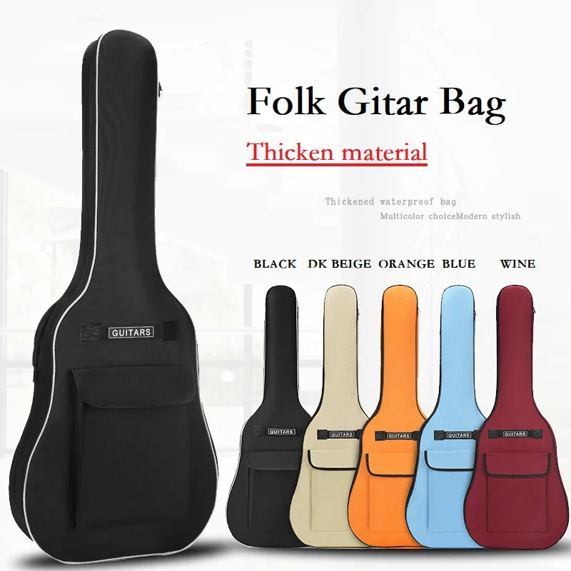 Сумки и чехлы для инструментов для гитар, сумка для акустической гитары, цветная сумка для народной гитары, водонепроницаемые Рюкзаки 40/41 дю... 
Сумки и чехлы для инструментов для гитар, сумка для акустической гитары, цветная сумка для народной гитары, водонепроницаемые Рюкзаки 40/41 дю...