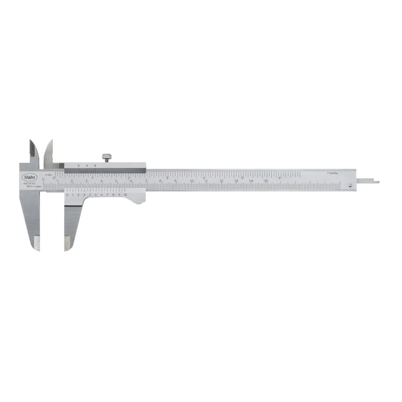 MAHR MARCAL 16 FN CALIPER WITH ANALOG DISPLAY 0-6"/0-8"/0-12" 0-150mm/0-200mm/0-300mm Graduation 0.05mm
MAHR MARCAL 16 FN CALIPER WITH ANALOG DISPLAY 0-6"/0-8"/0-12" 0-150mm/0-200mm/0-300mm Graduation 0.05mm