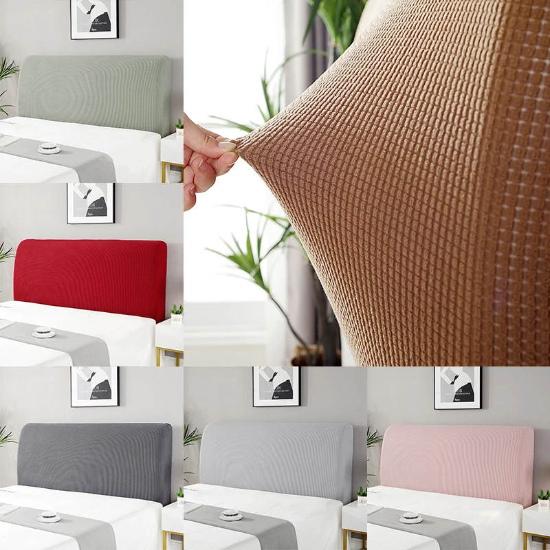 All-inclusive Thicken Elastic Bed Head Covers Simple Solid Back Protection Dust for Home Hotel Banquet Long Back Chair Cover 
All-inclusive Thicken Elastic Bed Head Covers Simple Solid Back Protection Dust for Home Hotel Banquet Long Back Chair Cover