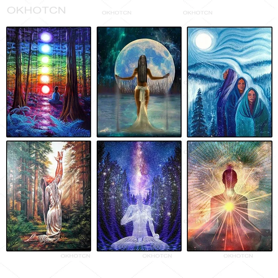 5D Diamond Painting Fantasy Spiritual Art Cross Stitch Kits Full Drill Square Diamond Mosaic Embroidery Wall Art Home Decor
5D Diamond Painting Fantasy Spiritual Art Cross Stitch Kits Full Drill Square Diamond Mosaic Embroidery Wall Art Home Decor