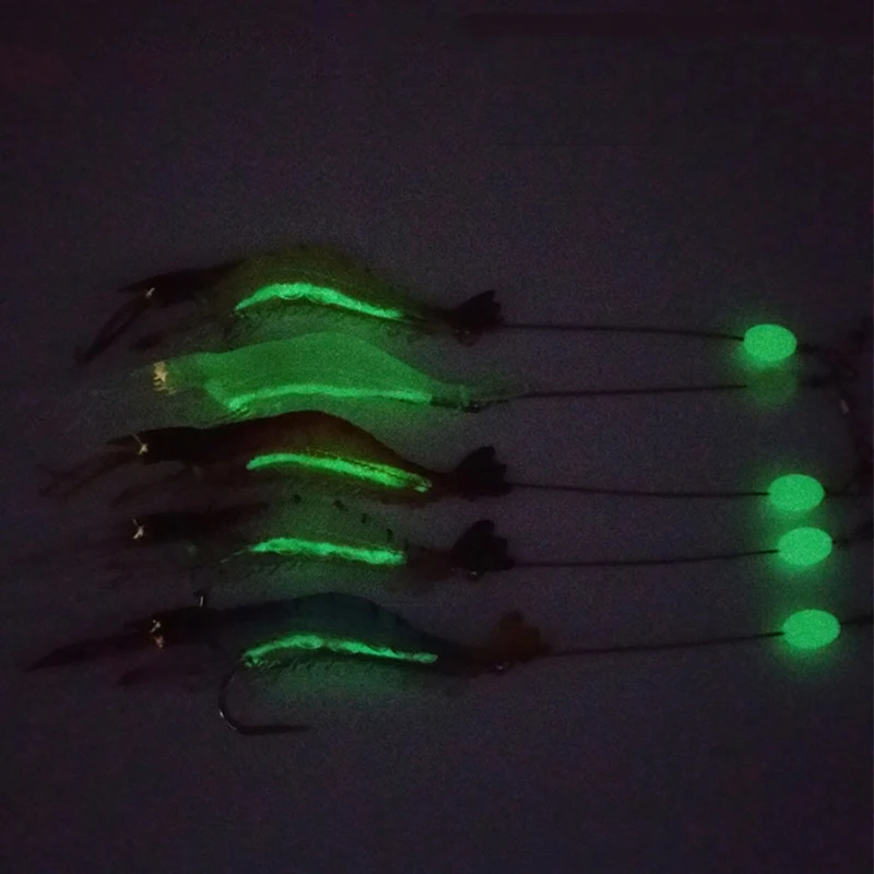 1pc Bionic Shrimp With Hook Luminous Package Lead Shrimp-shaped Soft Bait Random Colors
1pc Bionic Shrimp With Hook Luminous Package Lead Shrimp-shaped Soft Bait Random Colors