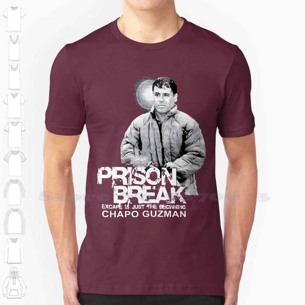 Cotton T Shirt Fashion T Shirt El Chapo Graphic T Shirts White Logo Prison Break Solid Fit Tee Logo
Cotton T Shirt Fashion T Shirt El Chapo Graphic T Shirts White Logo Prison Break Solid Fit Tee Logo