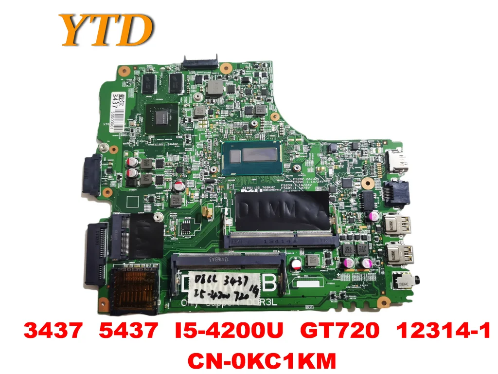 Оригинальный Для DELL 3437 5437 Материнская плата ноутбука 3437 5437 I5-4200U GT720 12314-1 CN-0KC1KM испытанное хорошее Бесплатная доставка
Оригинальный Для DELL 3437 5437 Материнская плата ноутбука 3437 5437 I5-4200U GT720 12314-1 CN-0KC1KM испытанное хорошее Бесплатная доставка