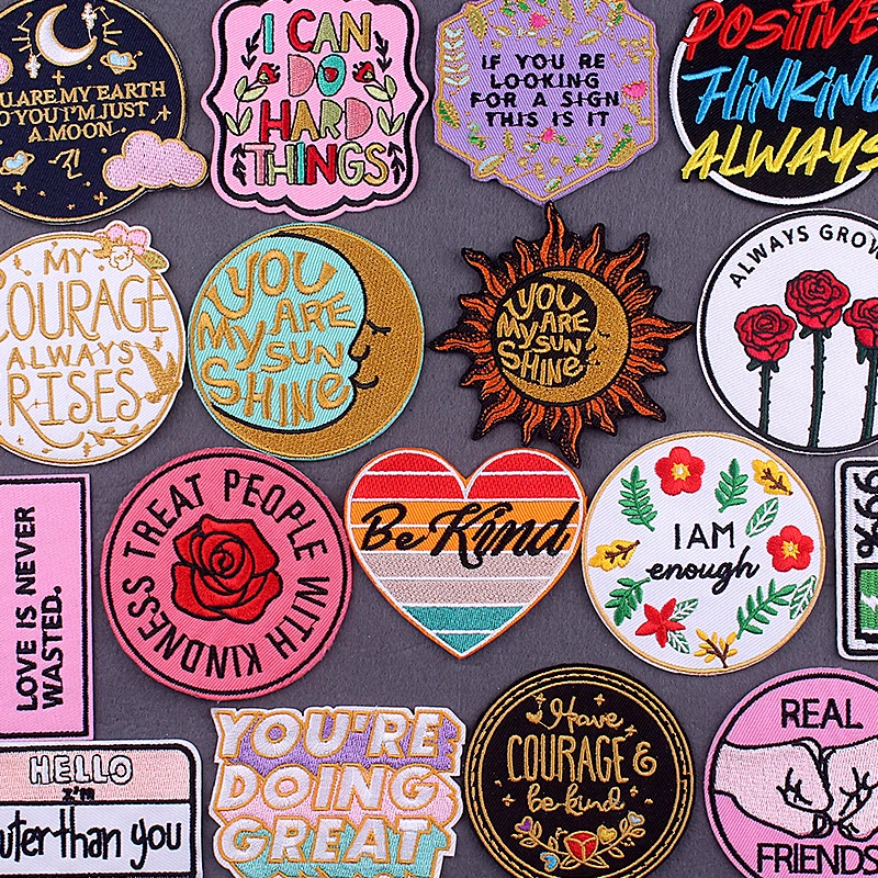 Letter Iron On Patches On Clothes Stripes Slogan Patches For Clothing Stickers Words Embroidered Patch Badges On Backpack Decor
Letter Iron On Patches On Clothes Stripes Slogan Patches For Clothing Stickers Words Embroidered Patch Badges On Backpack Decor