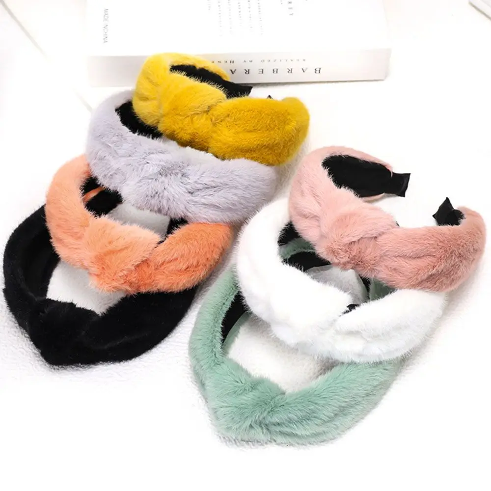 Wide Ornament Hair Accessories Faux Fur Wide Hair Bands Knot Headbands Headwear Plush HairHoop
Wide Ornament Hair Accessories Faux Fur Wide Hair Bands Knot Headbands Headwear Plush HairHoop