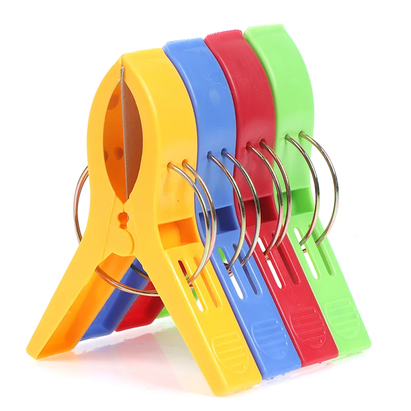 4PCS Clips Windproof Pegs Large Clamp For Clothes Beach Towel Drying Racks
4PCS Clips Windproof Pegs Large Clamp For Clothes Beach Towel Drying Racks