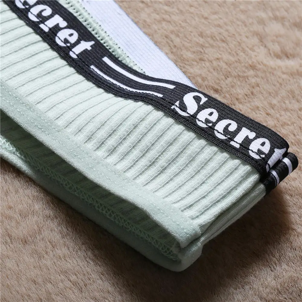 Women's Cotton G-String Solid Panties Thong Underwear 3Pcs/Lot Women Briefs Sexy Lingerie Pants Intimate Ladies Letter Low-Rise
Women's Cotton G-String Solid Panties Thong Underwear 3Pcs/Lot Women Briefs Sexy Lingerie Pants Intimate Ladies Letter Low-Rise