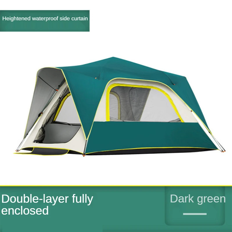 3~4 Person Double Layer Outdoor Waterproof Pop Up Camping Tent Four Season Tent Beach Camping Equipment Is Prevented Bask
3~4 Person Double Layer Outdoor Waterproof Pop Up Camping Tent Four Season Tent Beach Camping Equipment Is Prevented Bask