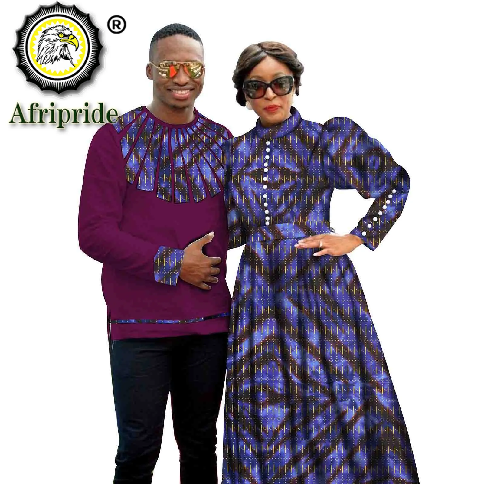 African Clothing for Couple Dashiki Shirts for Men Maxi Dresses for Women Party Wedding Dinner Outfits Wear AFRIPRIDE S20C00352
African Clothing for Couple Dashiki Shirts for Men Maxi Dresses for Women Party Wedding Dinner Outfits Wear AFRIPRIDE S20C00352
