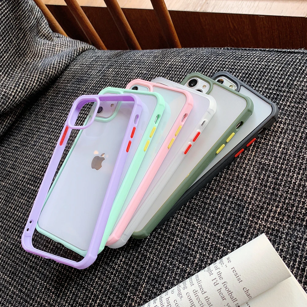 Transparent Shockproof Bumper Phone Case For iPhone 11 11Pro Pro X XR XS Max 8 7 6 6S Plus 7Plus Clear TPU Soft Back Cases Cover
Transparent Shockproof Bumper Phone Case For iPhone 11 11Pro Pro X XR XS Max 8 7 6 6S Plus 7Plus Clear TPU Soft Back Cases Cover